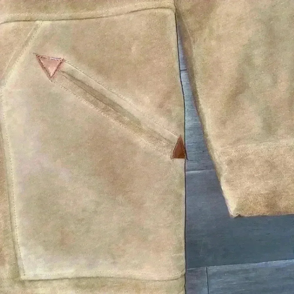 Vintage 1980’s London Fog suede shearling lined coat - Picture 4 of 10